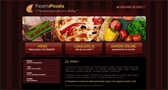 Desktop Screenshot of pizzeriapiccolo.com